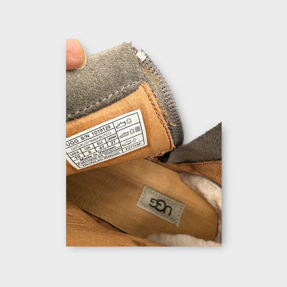 UGG Reid Slate Gray Suede Anke Boots Booties Women’10 - Picture 10 of 11